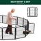 Show in main carousel: FXW Rollick Indoor & Outdoor Dog Playpen, Black, 24-in, 16-panel slide 4 of 9