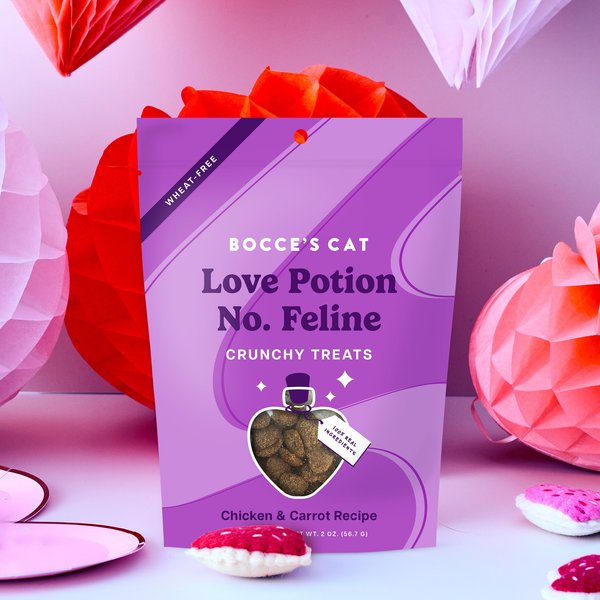 BOCCE'S BAKERY Love Potion No. Feline Limited Ingredient Crunchy Cat ...