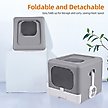 Show in main carousel: Wisfor Detachable Top Front Entry Cat Litter Box with Scoop slide 5 of 7