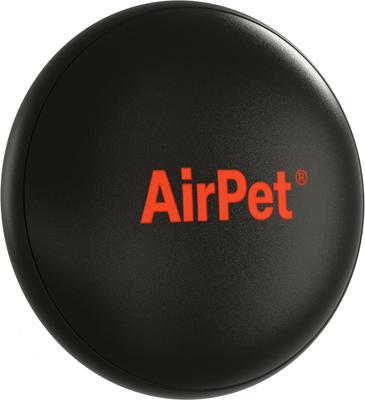 Show full view: Airpet Locator Tag with Collar Holder Silicone Dog Collar, Black, 8 to 10-in neck, 1-in wide slide 5 of 8