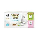 Fancy Feast Petites Variety Pack Tender Pate Gourmet Wet Kitten Food, 2.8-oz tub, case of 12