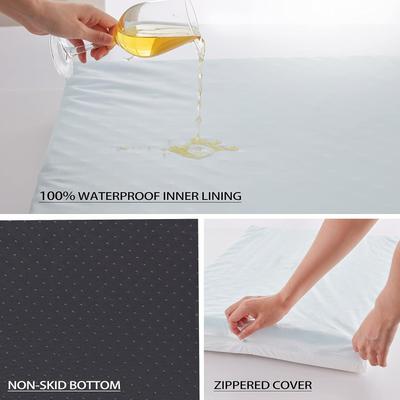 Show full view: LFC PETS Cooling Orthopedic Memory Foam Dog Bed, Gray, X-Large slide 6 of 6