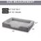 Show in main carousel: LFC PETS Waterproof Orthopedic Bolster Dog & Cat Sofa Bed with Removable Cover, Grey, X-Large slide 3 of 10