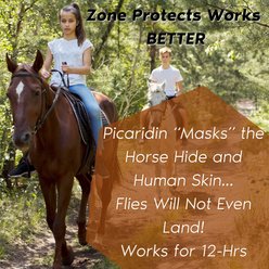 Zone Protects Horse & Rider Fly & Insect Repellent Spray, 1-gal bottle slide 2 of 5