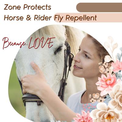 Show full view: Zone Protects Horse & Rider Fly & Insect Repellent Spray, 1-gal bottle slide 4 of 5
