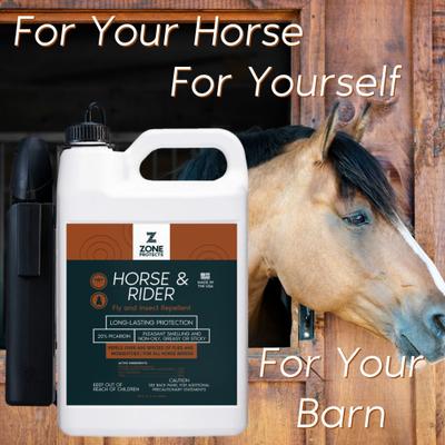 Show full view: Zone Protects Horse & Rider Fly & Insect Repellent Spray, 1-gal bottle slide 3 of 5