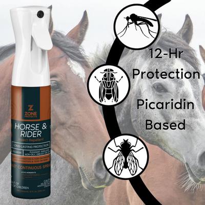 Show full view: Zone Protects Horse & Rider Fly & Insect Repellent Spray, 18-fl oz bottle slide 4 of 5