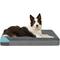 Show in main carousel: LFC PETS Orthopedic Memory Foam Dog & Cat Bed with Removable Cover, Grey, Large slide 1 of 11