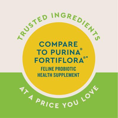 Show full view: VetIQ Chicken Flavored Probiotic Powder Supplement for Cats & Kittens, 30 count slide 7 of 9