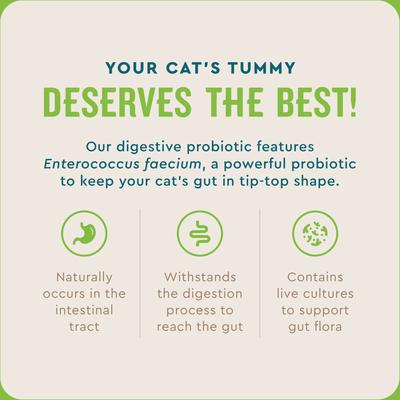 Show full view: VetIQ Chicken Flavored Probiotic Powder Supplement for Cats & Kittens, 30 count slide 5 of 9