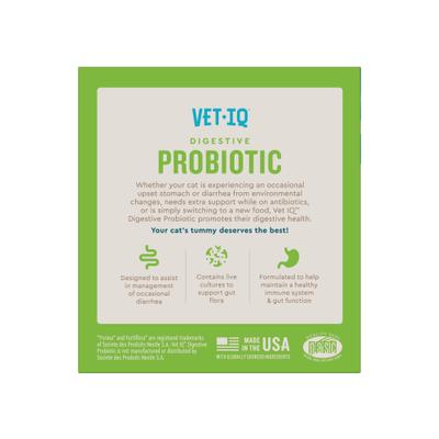 Show full view: VetIQ Chicken Flavored Probiotic Powder Supplement for Cats & Kittens, 30 count slide 8 of 8