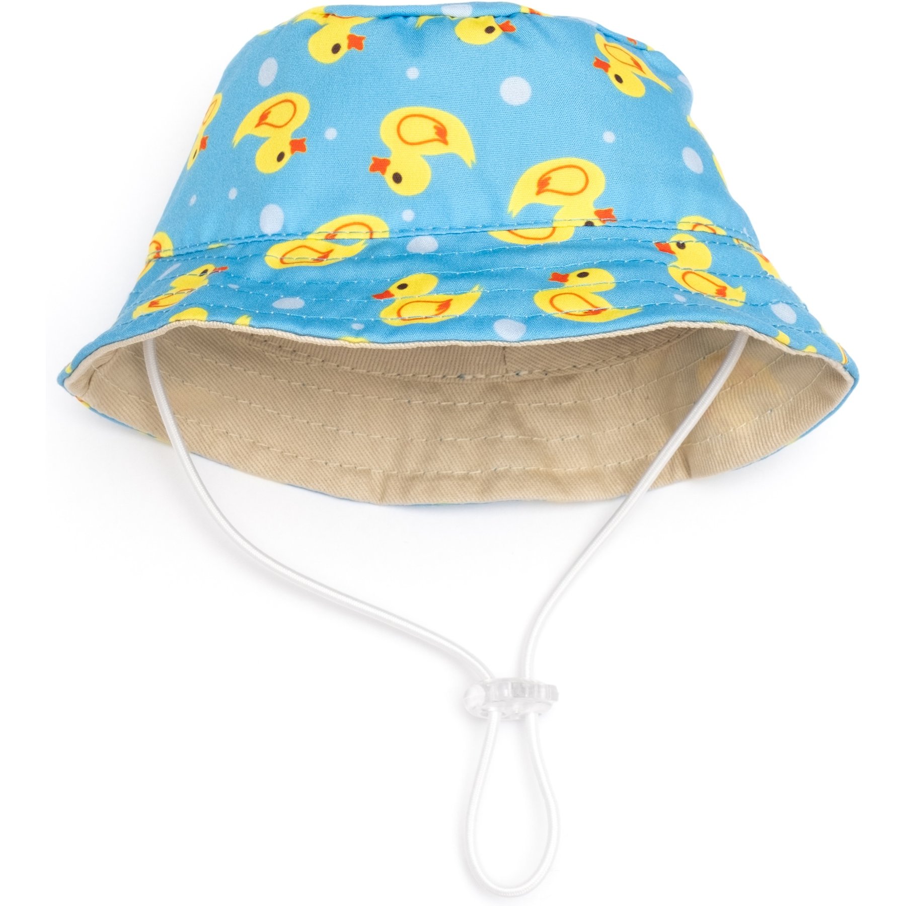 The Worthy Dog Rubber Duck Bucket Dog Hat, Blue, Medium
