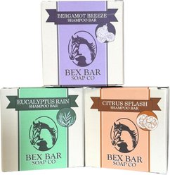 Bex Bar Horse Shampoo, 3-oz bar, 3 count, Bergamot, Citrus, Eucalyptus
