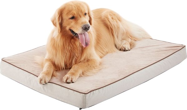 Show full view: LFC PETS Orthopedic Memory Foam Dog & Cat Bed with Removable Cover, Khaki, XX-Large slide 1 of 7