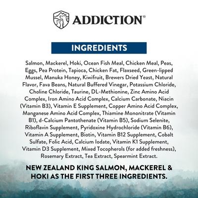 Show full view: Addiction Premium Wild Islands Pacific Catch Seafood & Fish Grain-Free & High-Protein Dry Cat Food, 4-lb bag slide 6 of 11