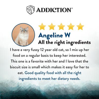 Show full view: Addiction Premium Wild Islands Pacific Catch Seafood & Fish Grain-Free & High-Protein Dry Cat Food, 4-lb bag slide 5 of 11