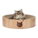 Necoichi Cozy Cat Scratcher Bowl Toy, Oak, X-Large