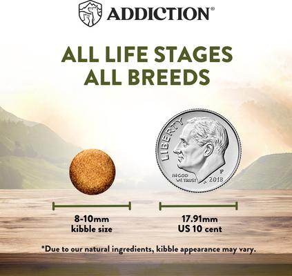 Show full view: Addiction Premium Wild Islands Highland Meat Recipe Grain-Free & High-Protein Dry Cat Food, 10-lb bag, 4-lb bag slide 4 of 11