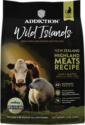 Addiction Premium Wild Islands Highland Meat Recipe Grain-Free & High-Protein Dry Cat Food, 10-lb bag, 4-lb bag
