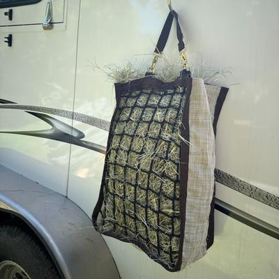 Show full view: Kensington Protective Products 1 Flake Deluxe Slow Feed Horse Hay Bag, Desert Sand slide 2 of 5