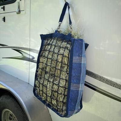 Show full view: Kensington Protective Products 1 Flake Deluxe Slow Feed Horse Hay Bag, Kentucky Blue slide 2 of 5