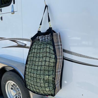 Show full view: Kensington Protective Products 2 Flake Deluxe Slow Feed Horse Hay Bag, Deluxe Black slide 2 of 5