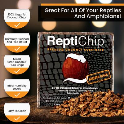 Show full view: ReptiChip Compressed Coconut Chip Reptile Substrate, 72-qt block slide 5 of 6