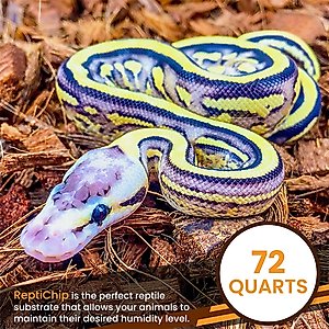 ReptiChip Compressed Coconut Chip Reptile Substrate, 72-qt block
