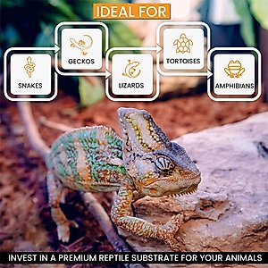 ReptiChip Compressed Coconut Chip Reptile Substrate, 72-qt block