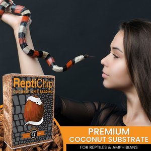 ReptiChip Loose Coconut Chip Reptile Substrate, 12-qt block
