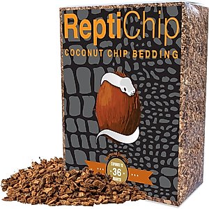 ReptiChip Loose Coconut Chip Reptile Substrate, 36-qt block