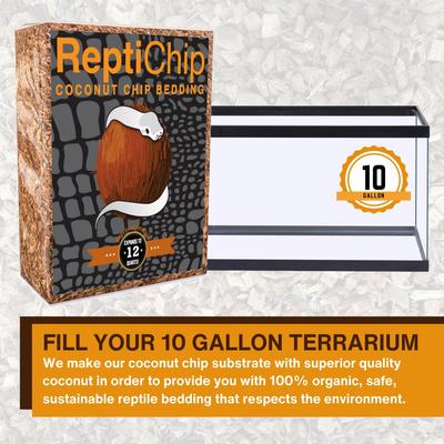 Show full view: ReptiChip Loose Coconut Chip Reptile Substrate, 12-qt block slide 3 of 6