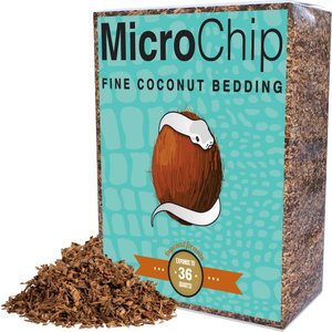 ReptiChip Microchip Fine Coconut Chip Reptile Substrate, 36-qt block