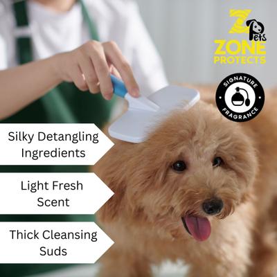 Show full view: Zone Protects Pets Detangling Pet Shampoo, 16-fl oz slide 3 of 5