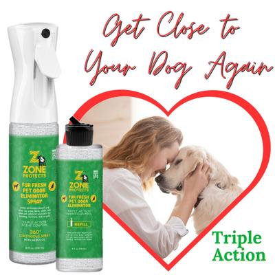 Show full view: Zone Protects Pets Pet Odor Eliminator Pet Spray, 18-fl oz with refill slide 3 of 6