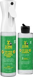 Zone Protects Pets Pet Odor Eliminator Pet Spray, 18-fl oz with refill