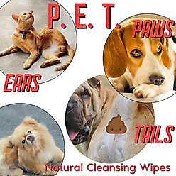 Zone Protects Pets P.E.T. Paws, Ears & Tails Pet Cleanser Wipes, 80 count slide 2 of 5