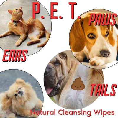 Show full view: Zone Protects Pets P.E.T. Paws, Ears & Tails Pet Cleanser Wipes, 80 count slide 5 of 6