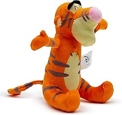 Buckle-Down Disney Winnie the Pooh Tiggers Arms Up Sitting Squeaky Plush Dog Toy, Orange slide 2 of 5