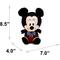 Show in main carousel: Buckle-Down Disney Kingdom Hearts King Mickey Mouse Sitting Squeaky Plush Dog Toy, Black slide 4 of 4