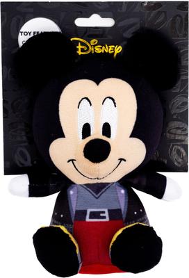 Show full view: Buckle-Down Disney Kingdom Hearts King Mickey Mouse Sitting Squeaky Plush Dog Toy, Black slide 3 of 4