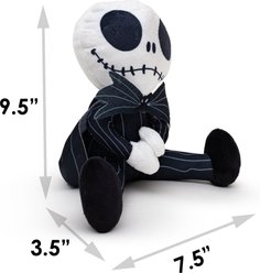 Buckle-Down Disney The Nightmare Before Christmas Jack Sitting Squeaky Plush Dog Toy, Black slide 2 of 5