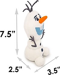 Buckle-Down Disney Frozen Olaf Surprised Sitting Squeaky Plush Dog Toy slide 2 of 4