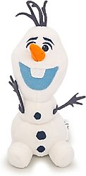 Buckle-Down Disney Frozen Olaf Surprised Sitting Squeaky Plush Dog Toy