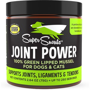 Super Snouts Joint Power Powder Joint Supplement for Dogs & Cats, 2.64-oz jar