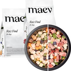 MAEV Hip & Joint Human-Grade Raw Frozen Beef & Chicken Variety Pack Dog Food, 5-lbs Beef, 5-lbs Chicken