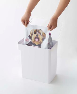 Show full view: Yamazaki Home Tower Airtight Pet Food Storage Container, White, Large: 3.2-gal slide 5 of 10
