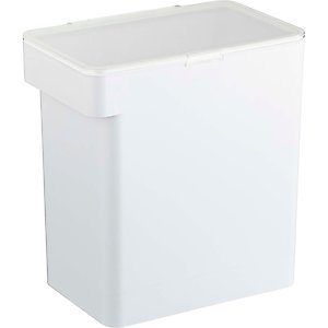 Yamazaki Home Tower Airtight Pet Food Storage Container, White, Large: 3.2-gal