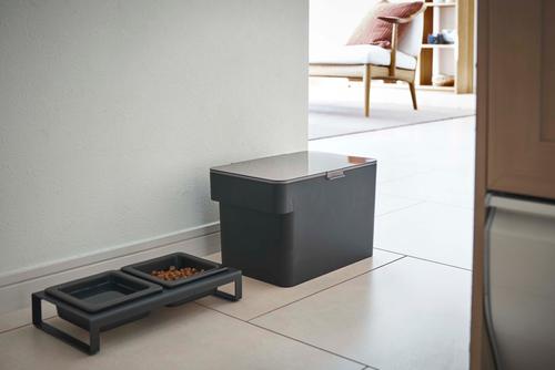 Show full view: Yamazaki Home Tower Airtight Pet Food Storage Container, Black, Medium: 1.6-gal slide 2 of 9