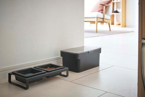 Show full view: Yamazaki Home Tower Airtight Pet Food Storage Container, Black, Small: 0.8-gal slide 2 of 9